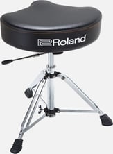 Roland Saddle Drum Throne with Hydraulic Base, Vinyl